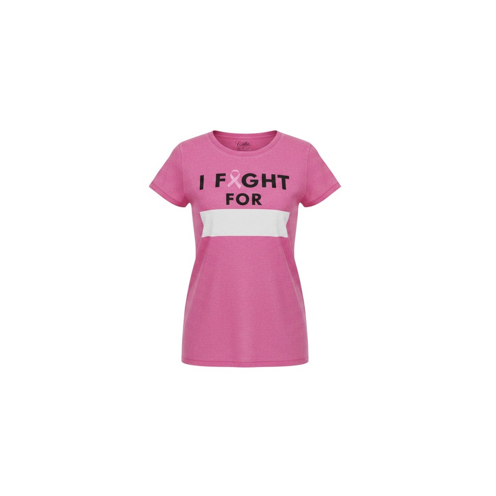 Cold Crush T-Shirt Womens M Pink NWT Breast Cancer Awareness Graphic Tee